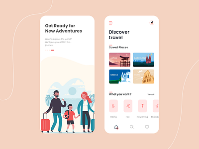 Travel Assistant App Concept concept concept app design dribbble app figma ios ios mobile app sketch travel travel app traveling ui ux design uidesign