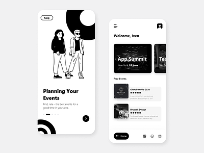 Discovering Events Mobile App branding concept concept app culture design event event app events figma friends ios ios mobile app planning uidesign