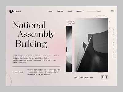 Building Catalog - Website concept architecture branding building concept concept app culture design figma minimal minimalism minimalist modern ui ux web design website