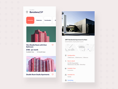 Roomy Concept Rental App concept app design design app dribbble app dribbble best shot ios ios application redesign rental app rentals ui ux design ui ux user uidesign