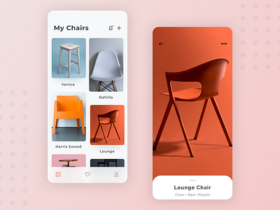 eCommerce Catalog app design cards design catalog ecommerce clean app design clean ui concept app design furniture furniture app furniture design interaction ios iosdesign minimalism mobile product design product catalog ui ux design