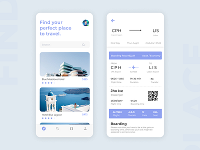 Travel booking  Mobile App