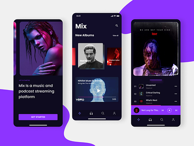 Mix - Online music  platform