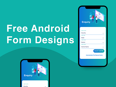 Android Form Designs android app app design free app free code illustration modern ui ux