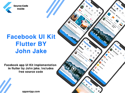 john jake facebook ui kit inspiration