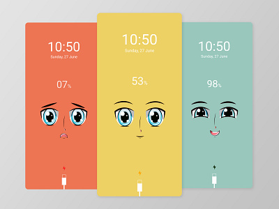 Charging Screen Animation charging design dribbble figma illustration photoshop screen ui