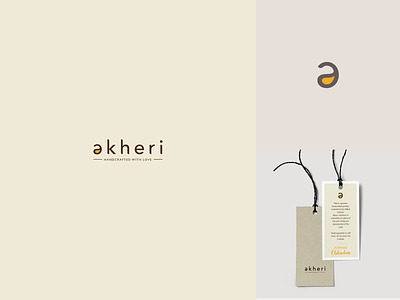 akheri akheri apparel brand branding contemporary design garments handcrafted handicrafts india indian logo love
