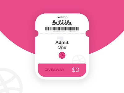 Dribbble Invite app design dribbble dribbble invite experience free giveaway interaction join mobile ui ux