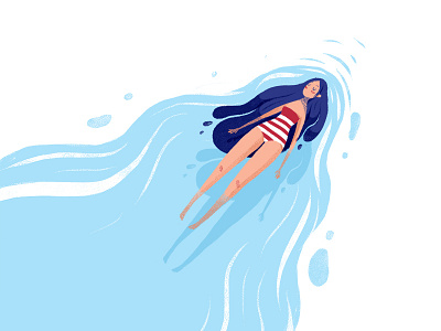 sea girl by Lana Zorina on Dribbble