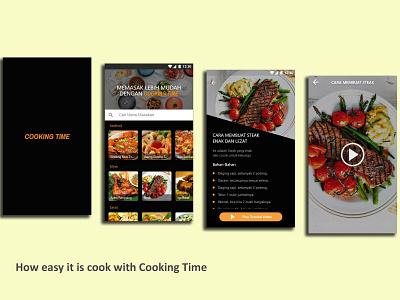 Cooking App Exploration design interaction mobile uidesign ux uxdesign