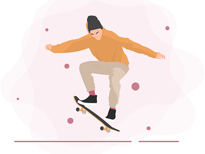 Skateboarding design illustration interaction mobile play skateboard uidesign ux uxdesign