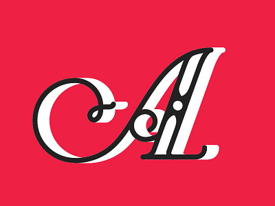 A - Capital Letter capital colors communication cursive design font illustration illustrator letter lettering vector wip work in progress