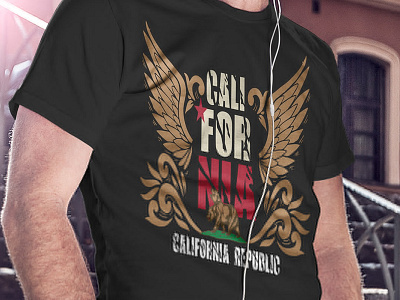 California Republic Tshirt Design