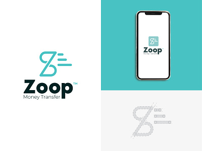 Zoop Money Transfer app branding branding creative dribbble grid construction icon logo logo deisgn manish christian minimal app design minimal logo design money transfer typography z z logo