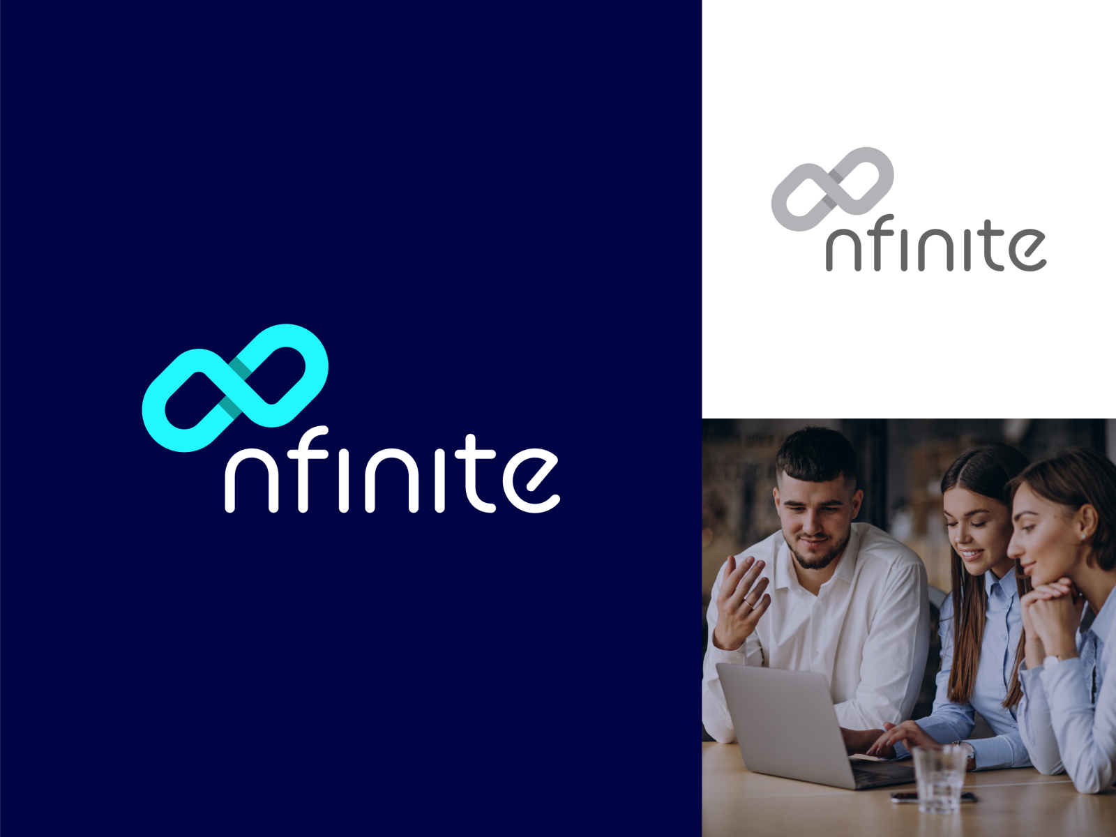 nfinite Logo Design. by Manish Andani on Dribbble