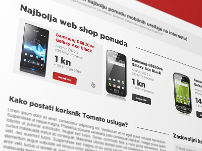 Tomato WebSite design photoshop web