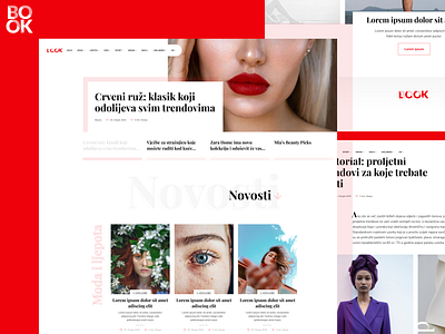 LookBook Fashion Magazine | Website clean design figma figmadesign logo simple ui web webdesign website