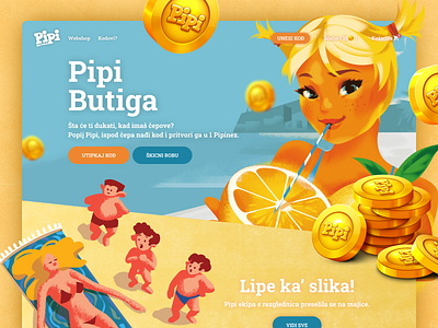Pipi Butiga | Webshop clean design simple ui web webdesign website