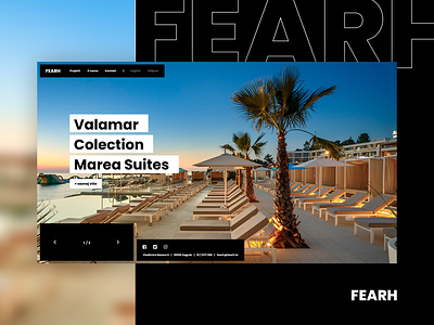 FEARH | Website clean design simple ui web webdesign website