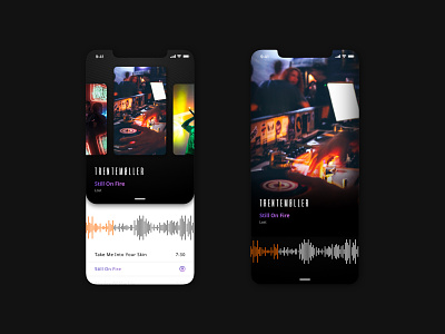 Music Playlist App Design app concept design dj mobile music player playlist ui uidesign ux uxdesign