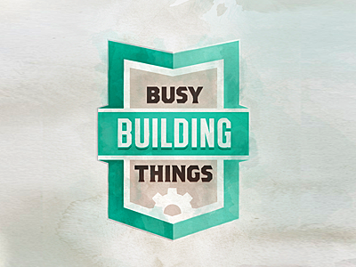 Busy Building Things bbt busy building things crest logo shield