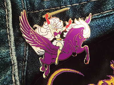 Hellvetika "Pegasus" Enamel Pin