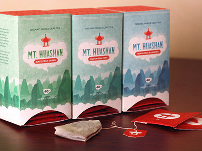 Mt. Huashan Tea Final Packages asian mt. huashan package tea