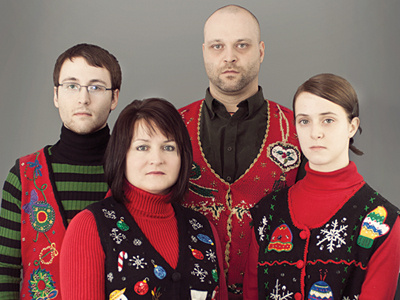 Awkward Christmas Family Photo awkward card christmas family gem sweater merry christmas photo serious sweatervest