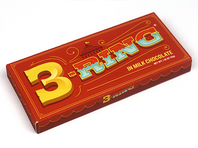 3-Ring Chocolate Bar chocolate chocolate bar circus package