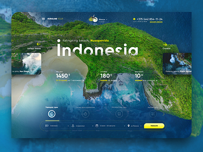 #0.9 Travel Agency website concept 2