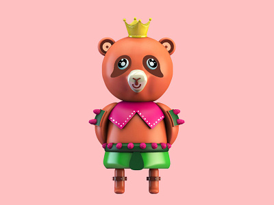 bear artliketoys bear character characterdesign