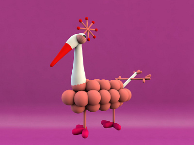stork character illustration mascot mascot character mascot design stork