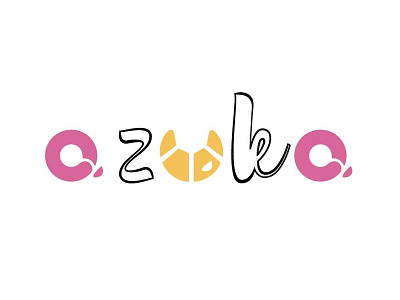 Azuka branding flat icon illustration type web