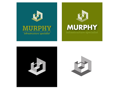 Murphy logo concept branding design graphic logo