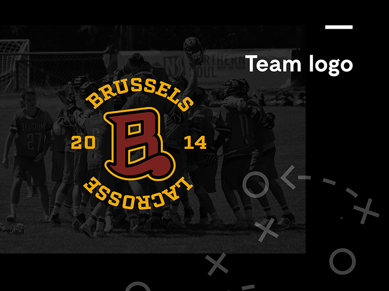 Brussels Lacrosse Logo vector illustrator squad bobcat beaver brussels logo sport lacrosse branding