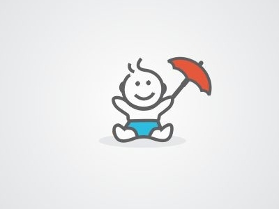 Baby Shop baby logo shop umbrella