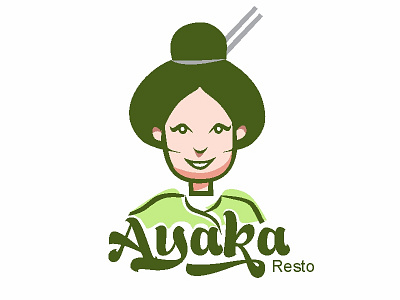 Ayaka Resto japanese logo resto