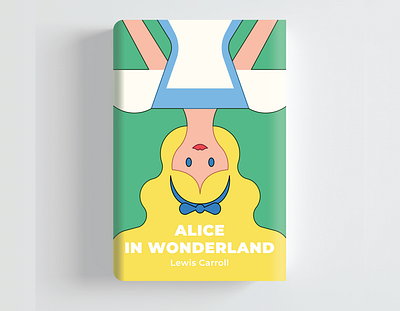 Book Cover - Alice in Wonderland artwork digital drawing digital illustration editorial design editorial illustration folioart illusrator illustraion kiki ljung vector