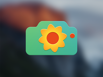 Narcissism icon, ultimate selfie app for OS X camera desktop el capitan flower icon mac osx yosemite