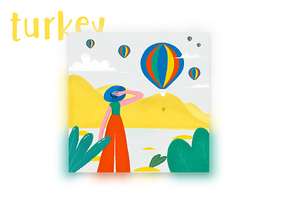 travel to Turkey illustration