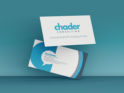 Chader Consulting branding business cards design graphic design icon logo web website