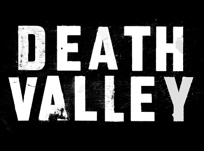 Death Valley broadcast design design graphic design logo typography