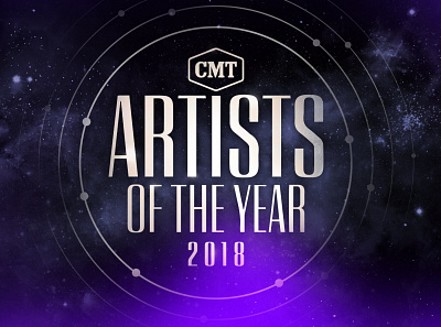 CMT Artists of the Year 2018 awards show broadcast design design graphic design logo moodboards pitch typography