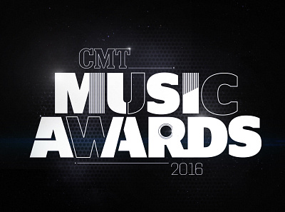 CMT Music Awards 2016 awards show branding broadcast design design graphic design logo moodboards typography