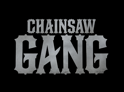 Chainsaw Gang branding broadcast design chainsaw cmt design graphic design logo typography