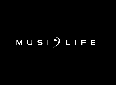 MUSICLIFE branding design graphic design life logo music musician typography