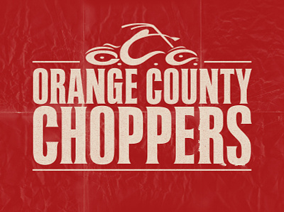 Orange County Choppers branding broadcast design cmt design graphic design logo motorcycle pipes typography