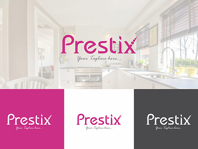 Prestix graphic kitchenwear logo