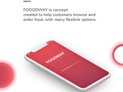 Foodway app concept app application food ui uiux