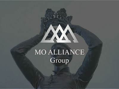 Mostar Alliance group logo design flat monogram